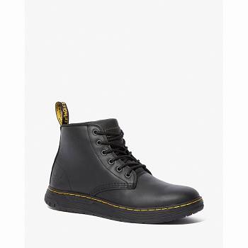 Dr Martens Amwell Slip Resistant Kožené Lace Up - Cierne Cizmy Panske, D080SK